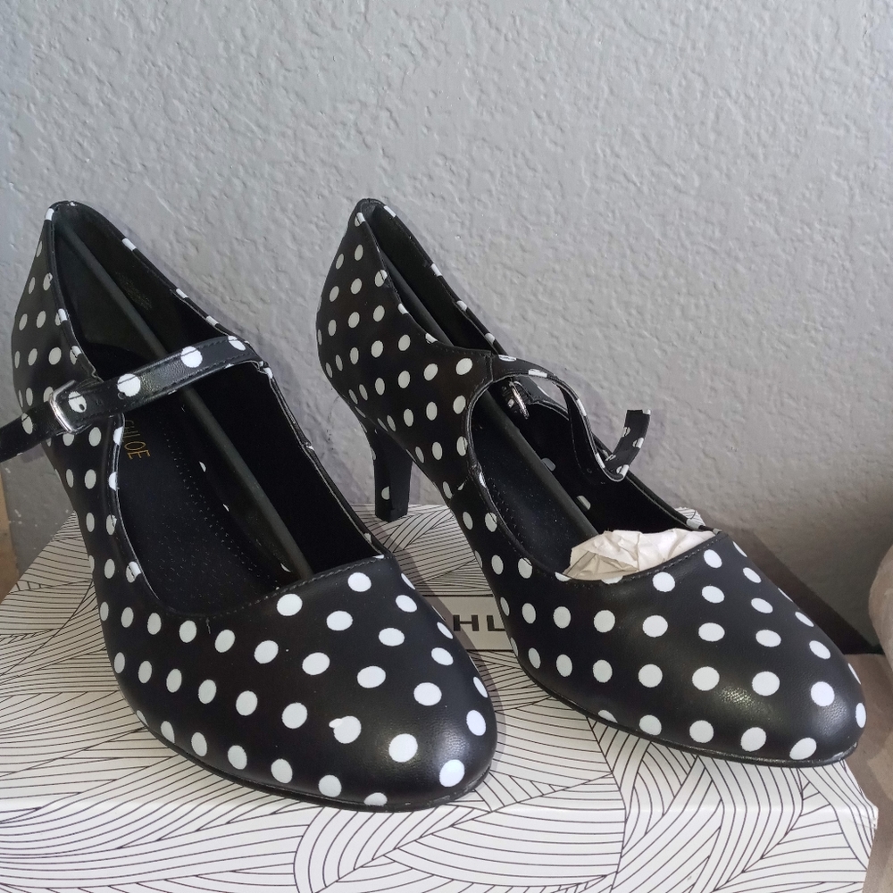 Chase and Clohe , Polka Dot Mary Jane